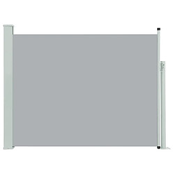 Maison Chic Auvent latéral rétractable | Store latéral | Brise-vue latéral de patio 140x500 cm Gris -GKD65919