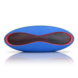 Yonis Mini Enceinte Bluetooth 3D Rugby Avec Microphone Intégré Et Slot Carte TF Enceinte Bluetooth Rugby 3D Stéréo Mini Avec Radio MP3 et Slot TF Bleu YONIS