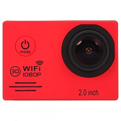 Acheter Wewoo Caméra sport rouge Full HD 1080P 2.0 pouces LCD Écran Novatek 96655 WiFi Caméscope avec Boîtier étanche, 170 Degrés Grand Angle, 30m Étanche