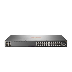 Hewlett Packard Aruba 2930F 24G PoE+ 4SFP Géré L3 Gigabit Ethernet (10/100/1000) Connexion Ethernet, supportant l'alimentation via ce port