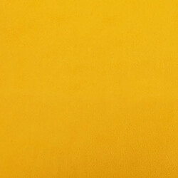 Acheter vidaXL Repose-pied Jaune moutarde 60x60x36 cm Velours