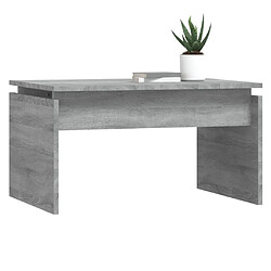 Avis vidaXL Table basse Sonoma gris 68x50x38 cm Bois d'ingénierie