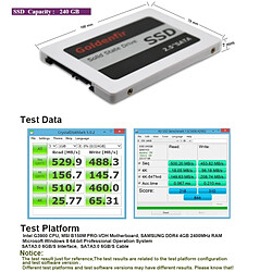 Acheter Wewoo Disque dur SSD SATA 2,5 pouces SSDCapacité 240 Go