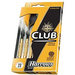 Harrows Jeu de 3 fléchettes acier Club Brass , 22g-K