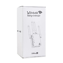 Tech Discount TD® Amplificateur de répéteur de signal WiFi sans fil à double bande de 2.4G 5G 1200mbps / routeur AP haute puissance