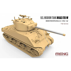 Avis Meng Maquette Char M4a3 (76) W Sherman U.s. Medium Tank