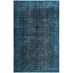 Vidal Tapis de laine 254x157 Bleu Ultra Vintage