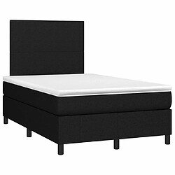 Avis Sommier à lattes,Cadre à lattes de lit et matelas et LED pour Adulte Noir 120x200 cm Tissu -MN17066