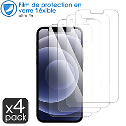 Karylax Film de Protection d'écran en Verre Fléxible Dureté 9H pour Apple iPhone 12 Pro Max (Pack x4) 