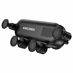 iKaku KSC-263 Support de téléphone universel pour voiture à gravité sur support pneumatique Noir