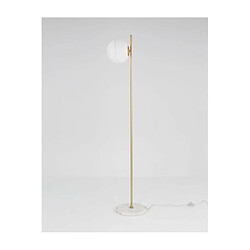 NOVA LUCE Lampadaire CANTONA Laiton Or & Blanc LED E27 1x12 W