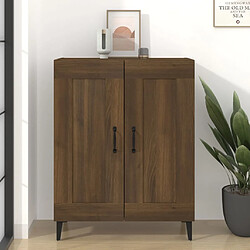 vidaXL Buffet chêne marron 69,5x34x90 cm bois d'ingénierie