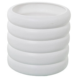 Cache-pot Alexandra House Living Blanc Céramique 24 x 24 x 25 cm 