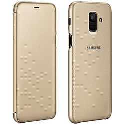 Samsung Wallet Cover Samsung Galaxy J6 2018 Etui Original Antichocs Gold