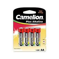 Blister de 4 piles 1.5V AA Super Alcaline - Camelion 