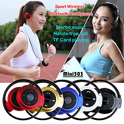 GUPBOO MINI503 Sport Sans Fil Bluetooth Casque Stéréo Lecteur MP3 Casque Casque Micro SD Card Slot FM Radio Mic