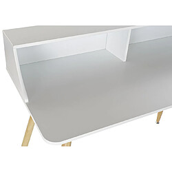 Avis Pegane Bureau en MDF coloris blanc / naturel - Longueur 120 x Hauteur 92 x Profondeur 60 cm