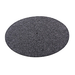 Plateau de plateau en laine Tapis De Protection En Feutre De Platine Tourne-disque De Phonographe Gris Pour Lecteurs De Disques Vinyle