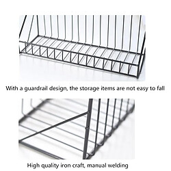 Avis Insma Nordique Simplicité Grille Fer Étagère Murale Grand Mur Monté Stockage Rack Organization Pour Chambre Cuisine Décoration Murale Noir