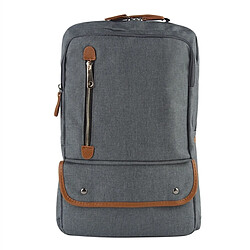 Wewoo Sacoche pour ordinateur portable gris MacBook 15,6 pouces et moins, Samsung, Lenovo, Sony, DELL Alienware, CHUWI, ASUS, HP Sac à dos, taille: 43x29x13cm, à bandoulière à universel multifonctions 