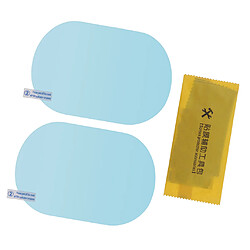 Film imperméable 100x145mm de miroir de rétroviseur de revêtement antibuée de brouillard anti-pluie
