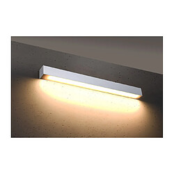 Luminaire Center Plafonnier en verre Pinne Verre,acier blanc 11 Cm