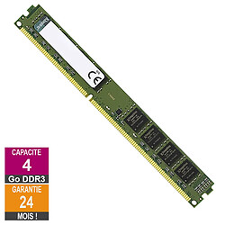 Barrette Mémoire 4Go RAM DDR3 Kingston KTD-XPS730CS/4G DIMM PC3-10600U · Reconditionné PC3-10600 - 1333MHz