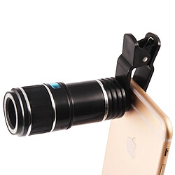 Wewoo Télescope pour iPhone Galaxy Huawei Xiaomi LG HTC et autres smartphone / Appareil photo numérique ultra-mince Lentille zoom optique 12xZoom