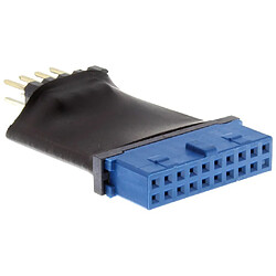 Adaptateur InLine® USB 3.0 à 2.0 interne Périphérique interne USB 3.0 à 19 broches vers USB 2.0