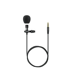 Yonis Microphone Lavalier Haute Qualité 3m 3.5mm 