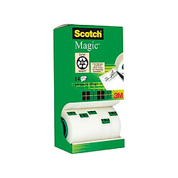 Rubans adhésif 33 m Scotch magic - lot de 10 + 4 gratuits