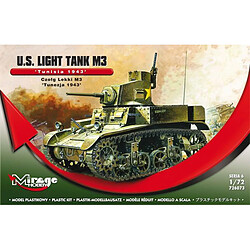 U.S. Light Tank M3 "Tunisia 1943" - 1:72e - Mirage Hobby 