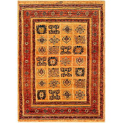 Vidal Tapis de laine 147x106 rouge Kashkuli 