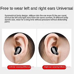 [X9 Mini un casque Bluetooth à oreille unique compatible avec Universal iOS Android 