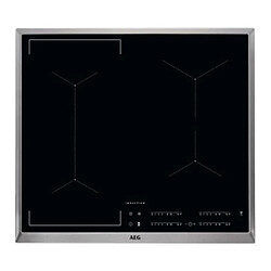 AEG IKE64441XB Plaque Induction 2300W Électronique Acier Inoxydable Noir 