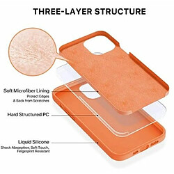 Acheter Riffi Coque arrière souple en silicone Riff Slim & Soft pour Apple iPhone 12 / 12 Pro Orange