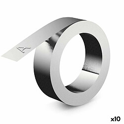 Ruban Laminé pour Etiqueteuses Dymo Rhino™ Aluminium 12 mm (10 Unités) 