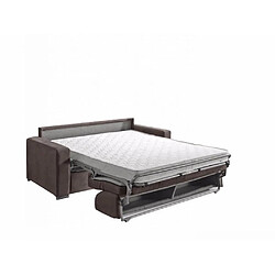 Avis Inside 75 Canapé convertible MARGARITA matelas mémory 20cm express lattes 140cm microfibre marron