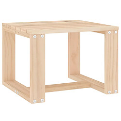 Acheter vidaXL Table d'appoint de jardin 40x38x28,5 cm bois massif de pin