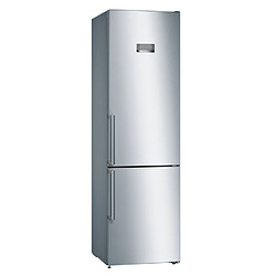 Réfrigérateur combiné 60cm 368l nofrost inox - kgn397leq - BOSCH