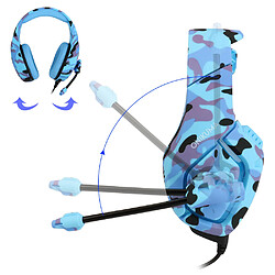 Universal Casque de camouflage, casque de jeu, casque de jeu, microphone pour téléphone portable, tablette | pas cher