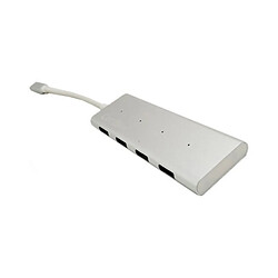 Totalcadeau Multiplicateur de ports USB blanc (4 ports) pas cher