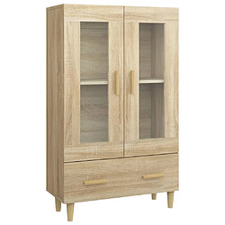 Maison Chic Buffet,Meuble de Rangement,commode pour salon,Cuisine Chêne sonoma 70x31x115 cm Bois d'ingénierie -MN63795