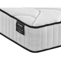 Avis Vente-Unique Matelas 140 x 190 cm anti-feu ressorts ensachés 5 zones et mémoire de forme ép.25cm - VERNA de YSMÉE HÔTEL