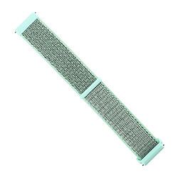 Avis Wewoo Bracelet pour montre connectée de Fitbit Versa / 2 en nylon avec crochet et fermeture à boucle vert gris