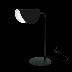 MAYTONI Lampe de table moderne noire, abat-jour en acrylique