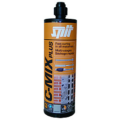 résine chimique - spit cmixplus - gris - cartouche de 380 ml