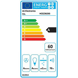 Avis Hotte standard LG HCEZ3626S Argenté