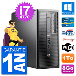 PC Tour HP ProDesk 600 G1 Intel i7-4770 RAM 8Go Disque Dur 1To Windows 10 Wifi · Occasion 