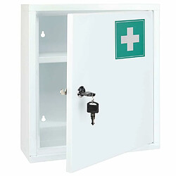 HI Armoire à pharmacie 31,5x10x36 cm Acier 